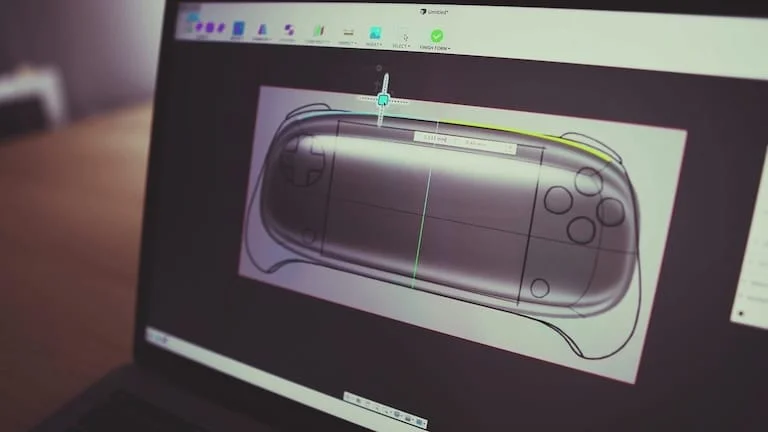 First 3D sketch of the case in Autodesk Fusion 360