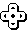 An icon representing a D-pad of a gamepad