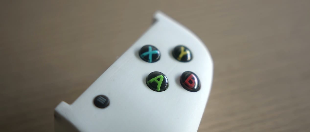 ABXY buttons from the original Xbox Controller