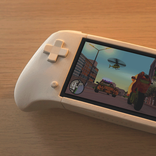 A 3D printed handheld console